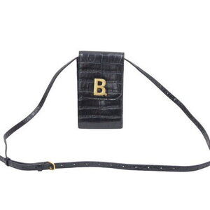 BALENCIAGA Leather Bag Phone Shoulder